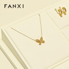 FANXI New arrival Microfiber Jewelry Combination Set