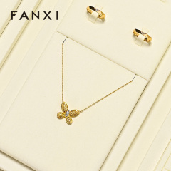 FANXI New arrival Microfiber Jewelry Combination Set