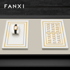 FANXI Fashion White Metal Combination Platform