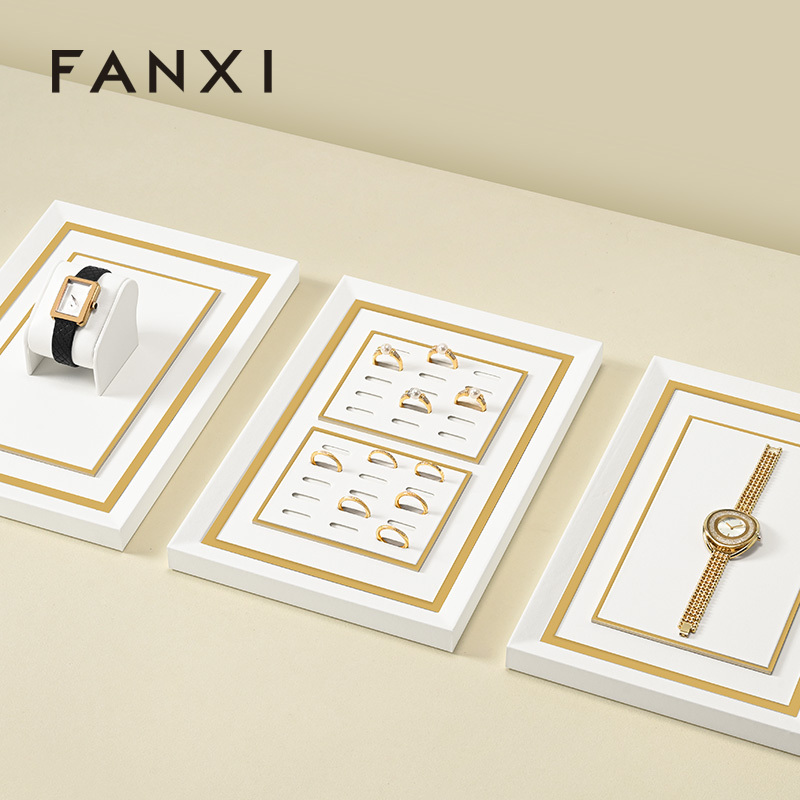 FANXI Fashion White Metal Combination Platform