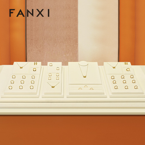 FANXI New arrival Microfiber Jewelry Combination Set