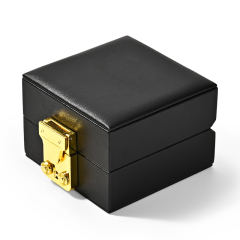 FANXI Custom black leather jewelry box