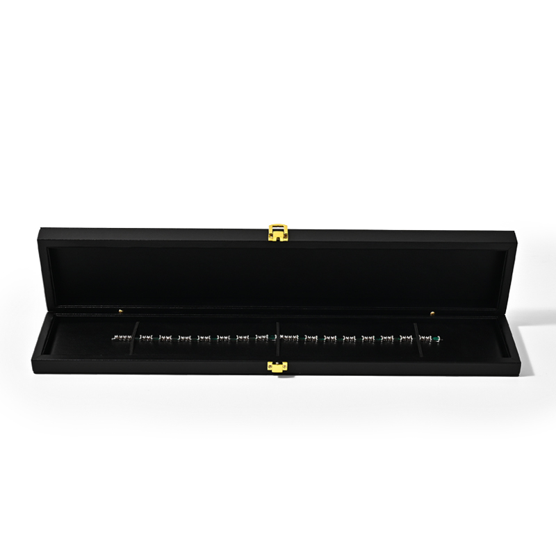 FANXI Custom black leather jewelry box