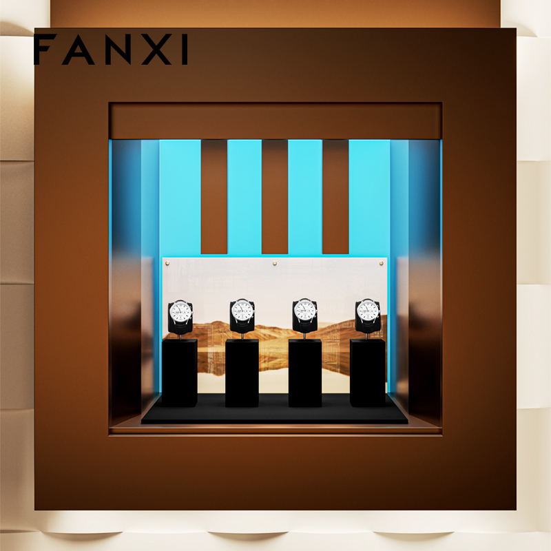FANXI High end metal Polychrome Watch display set