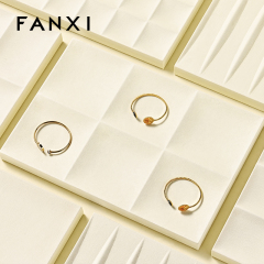 FANXI Fashion Microfiber Jewelry Display Plate