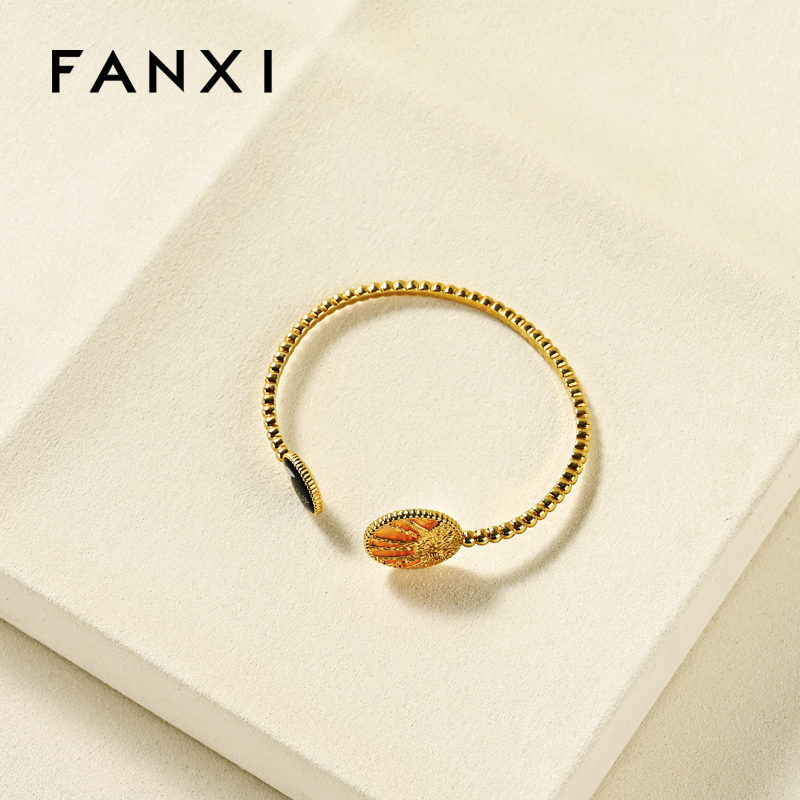 FANXI Fashion Microfiber Jewelry Display Plate