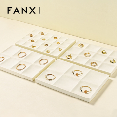 FANXI Fashion Microfiber Jewelry Display Plate