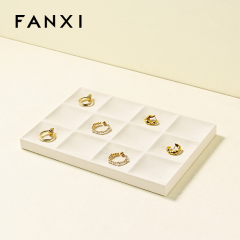 FANXI Fashion Microfiber Jewelry Display Plate