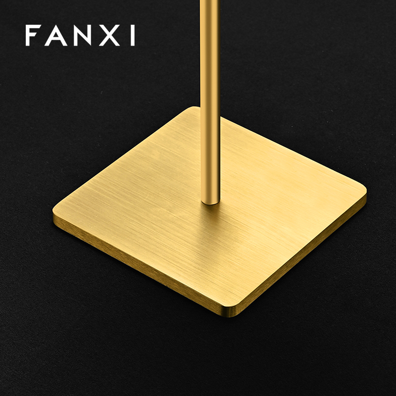 FANXI Hot sale Black Microfiber Metal Jewelry Combination Set