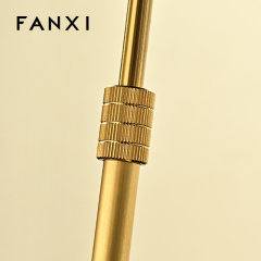 FANXI Hot sale Black Microfiber Metal Jewelry Combination Set