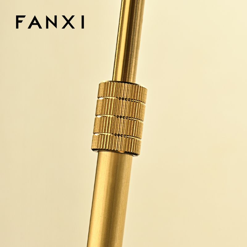 FANXI Hot sale Black Microfiber Metal Jewelry Combination Set