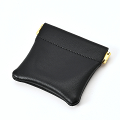 FANXI Custom black PU leather jewelry bag