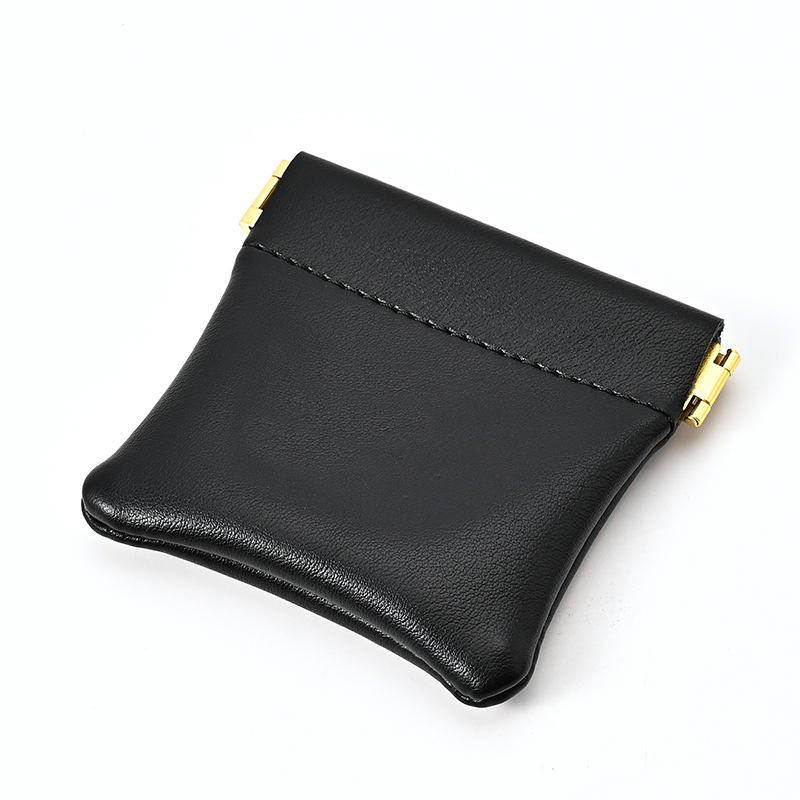 FANXI Custom black PU leather jewelry bag