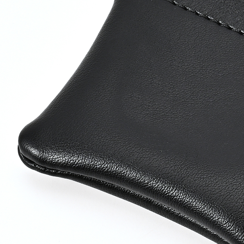 FANXI Custom black PU leather jewelry bag