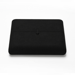 FANXI Custom black microfiber big necklace box