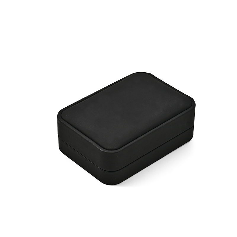 FANXI Custom black PU leather microfiber pendant box