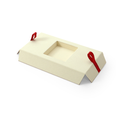 FANXI Custom red leatherette paper velvet magnetic box