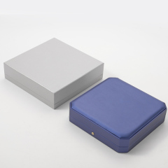 FANXI Custom blue PU leather velvet set box