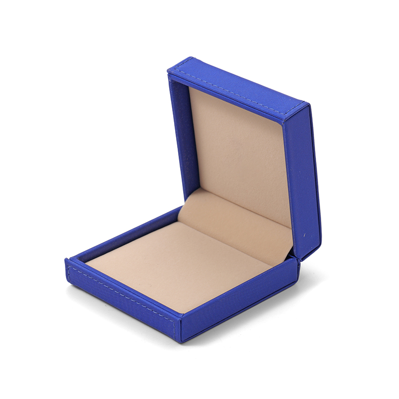 FANXI Custom dark blue PU leather velvet bangle box