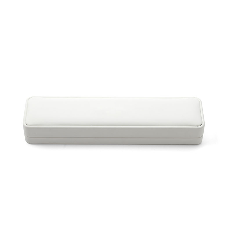 FANXI Custom white PU leather microfiber bracelet box