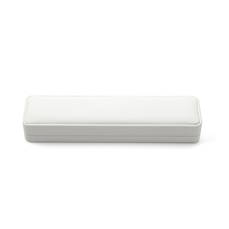 FANXI Custom white PU leather microfiber bracelet box