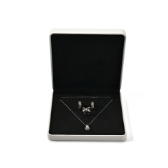 FANXI Custom white PU leather microfiber set box