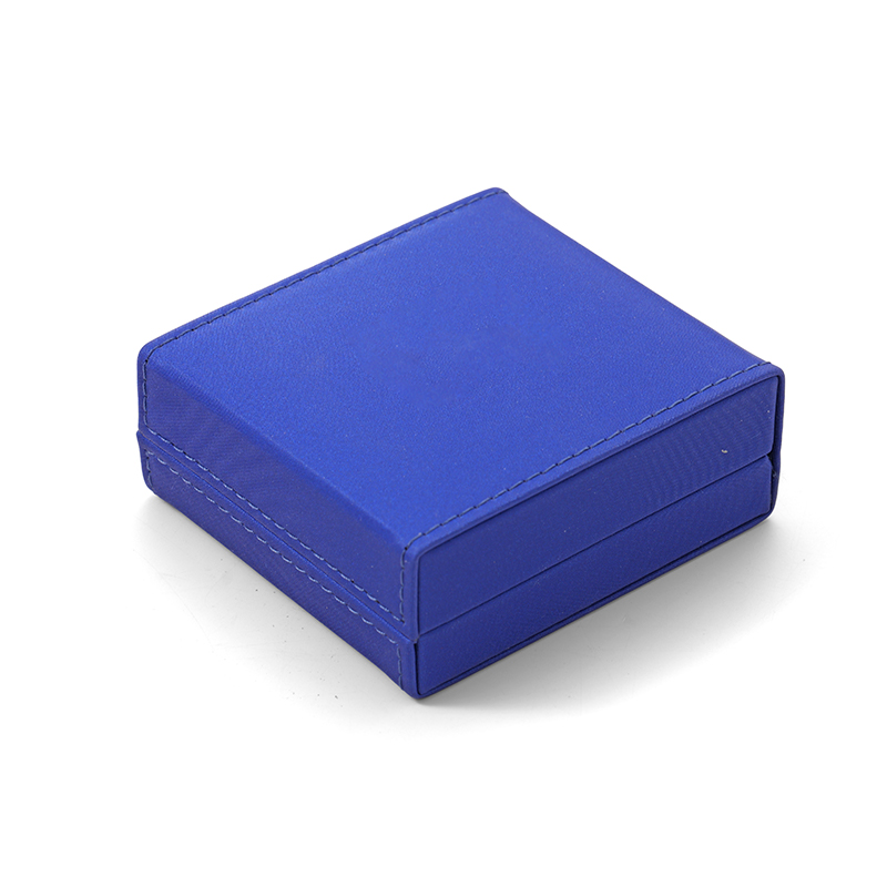 FANXI Custom dark blue PU leather velvet bangle box