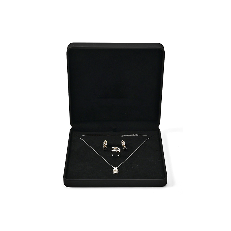 FANXI Custom black PU leather microfiber set box