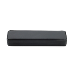 FANXI Custom black PU leather microfiber bracelet box