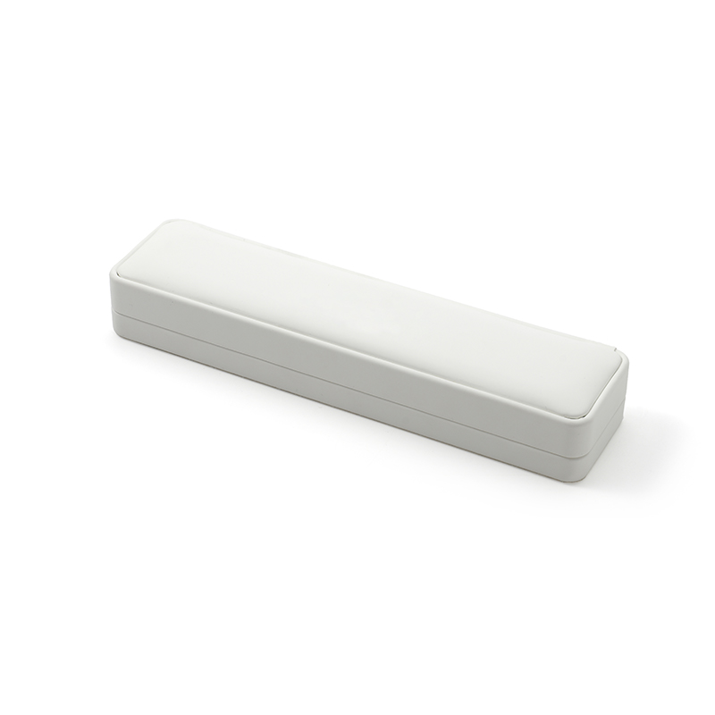 FANXI Custom white PU leather microfiber bracelet box