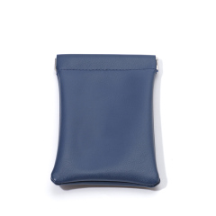 FANXI Custom ink blue leather jewelry bag