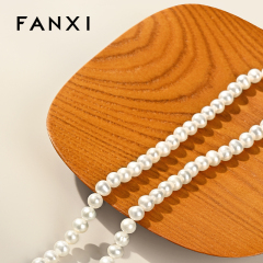 FANXI Hot Sale Wood Color Solid Wood Storage Tray