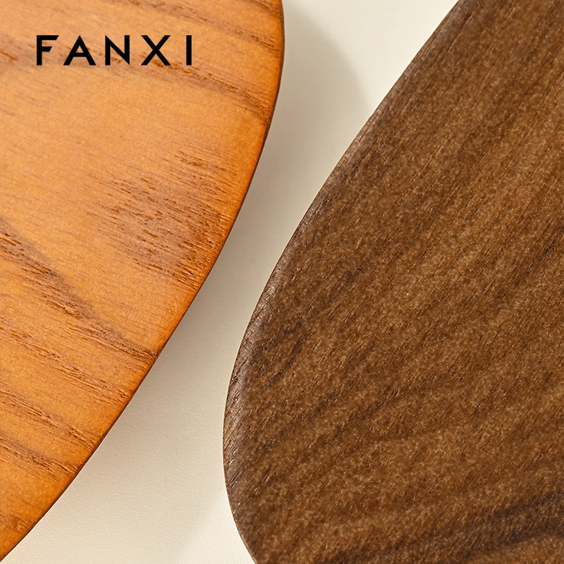 FANXI Hot Sale Wood Color Solid Wood Storage Tray