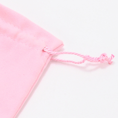 FANXI Custom Pink Suede Jewelry Pouch