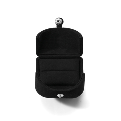 FANXI Custom Black Microfiber Ring Box