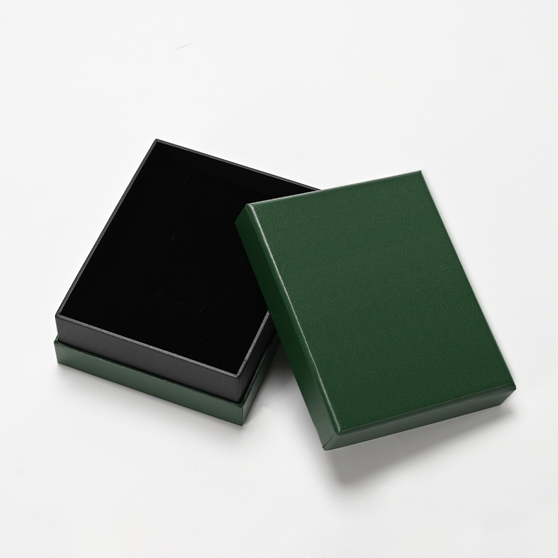 FANXI Custom Green Paper Velvet Cardboard Box