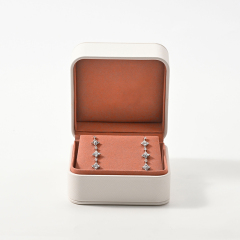 FANXI Custom White Microfiber Ring Box