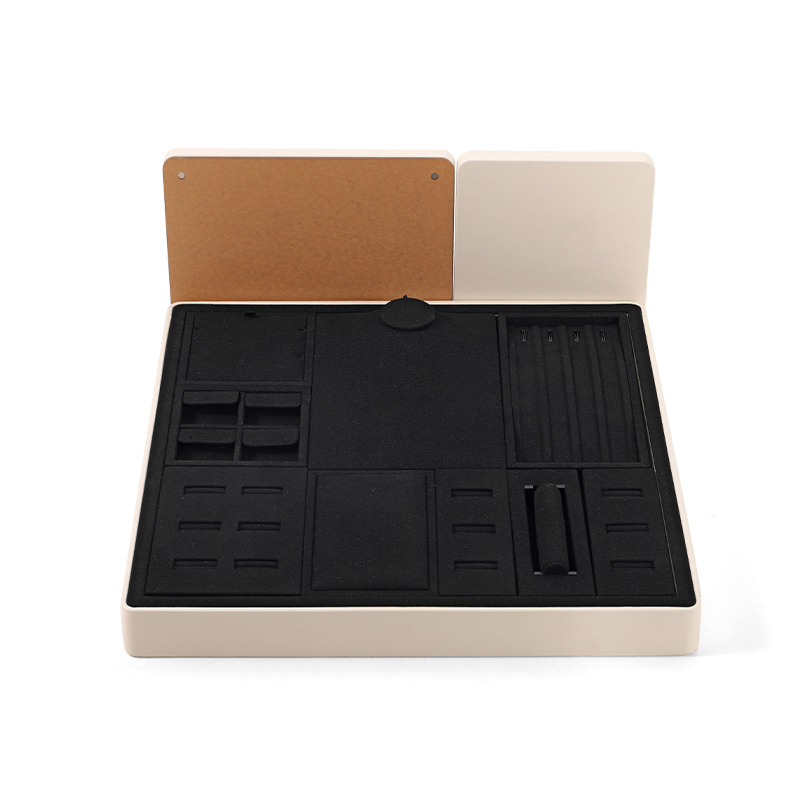FANXI Custom Black Microfiber PU Leather Assorted Display