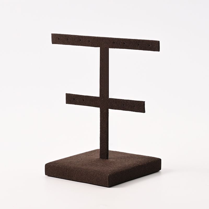 FANXI Custom Beige PU Leather Earring Display