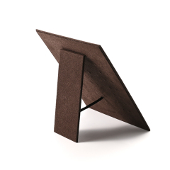 FANXI Custom Brown PU Leather Microfiber Earring Display