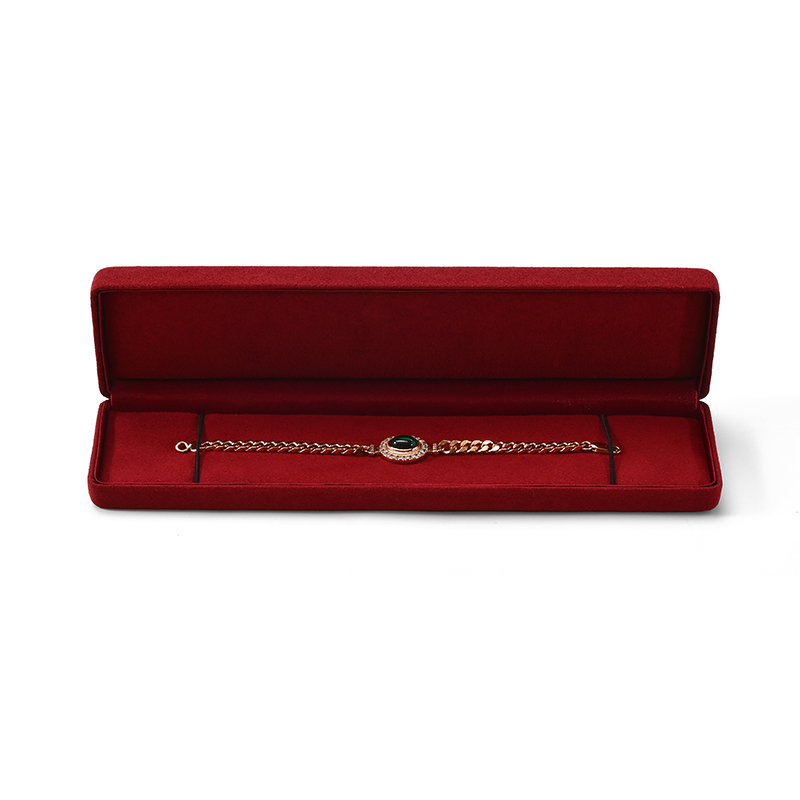 FANXI Custom Red Full Microfiber Long Chain Box