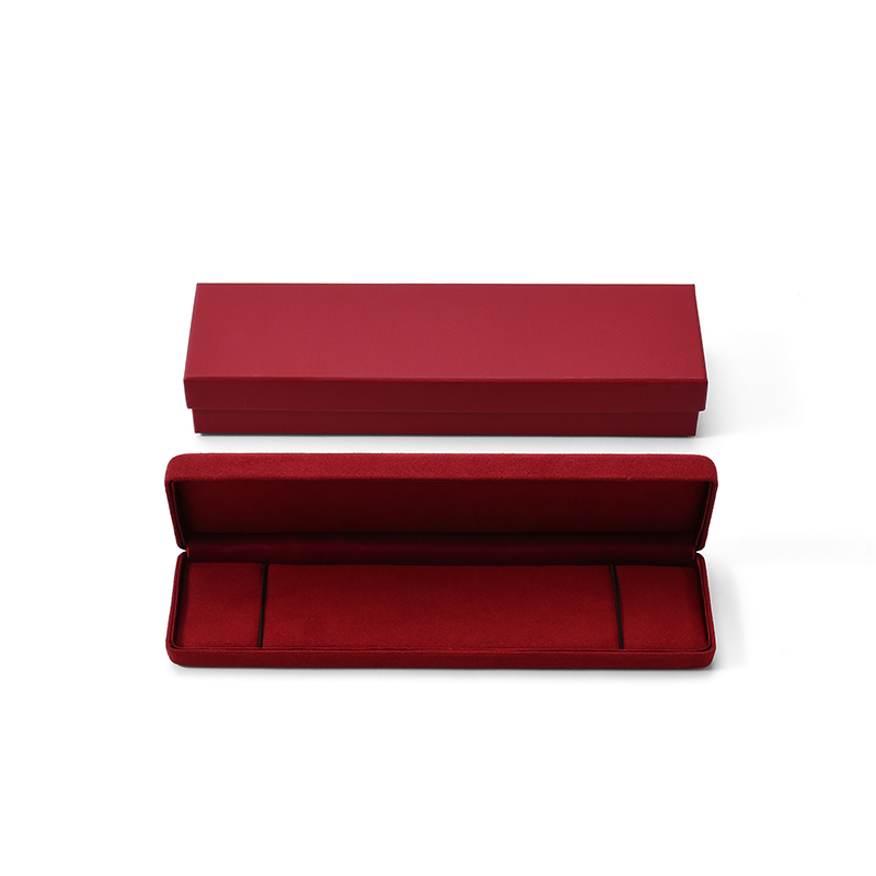 FANXI Custom Red Full Microfiber Long Chain Box