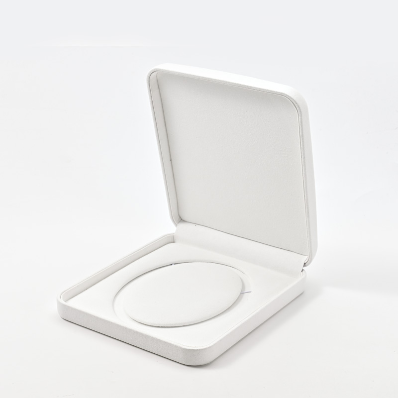 FANXI Custom White Microfiber Jewelry Box