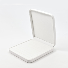 FANXI Custom White Microfiber Jewelry Box