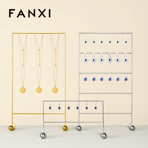 FANXI Hot sale Multi-color Metal Jewelry Display Stand