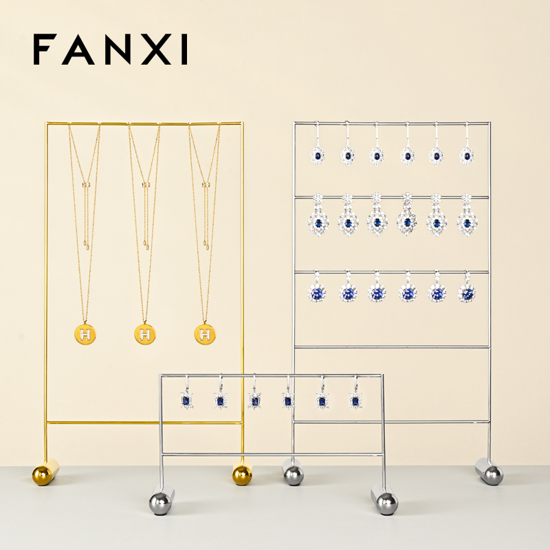 FANXI Hot sale Multi-color Metal Jewelry Display Stand