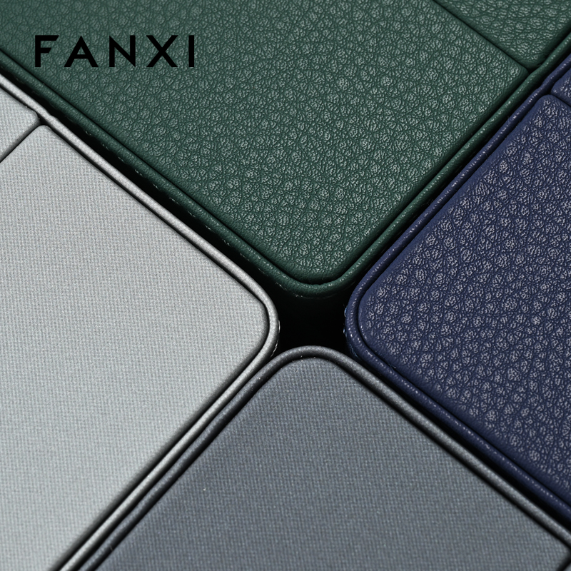 FANXI Luxury Polychrome Suede Microfiber Watch box