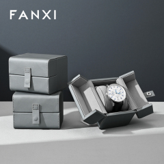 FANXI Luxury Polychrome Suede Microfiber Watch box