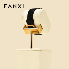 FANXI Fashion Polychrome Microfiber Metal Watch Display