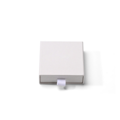 FANXI Custom White Vlevet Paper Earring Box